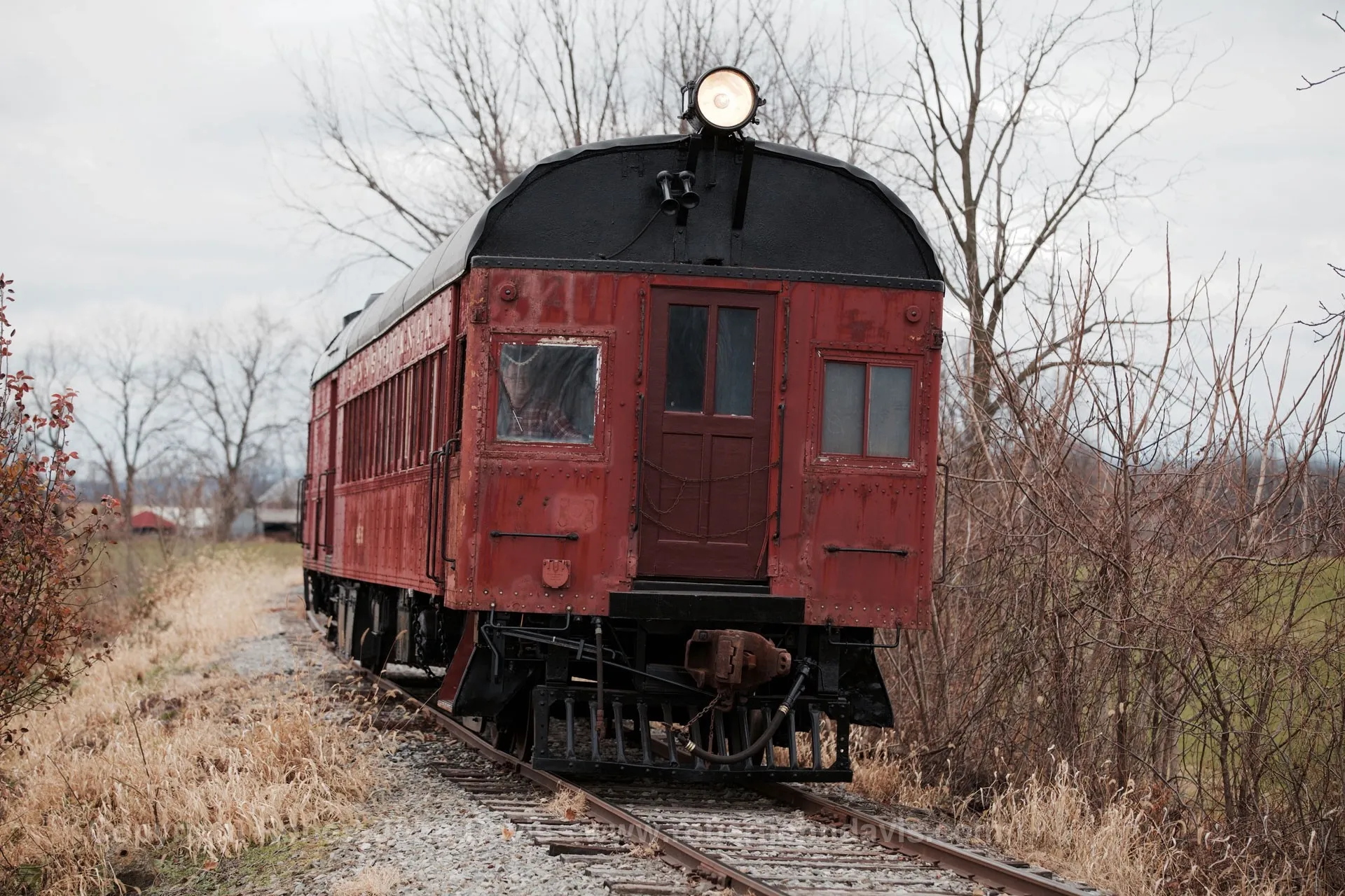 One of the most significant newcomers to the Allentown & Auburn is a self-propelled passenger car from the late, great Pennsylvania Railroad. Built by J.G. Brill in 1930 and now privately owned, #4666 is a rolling work in progress. Joining us on our excursion were two people who rode her in regular service over 50 years ago.