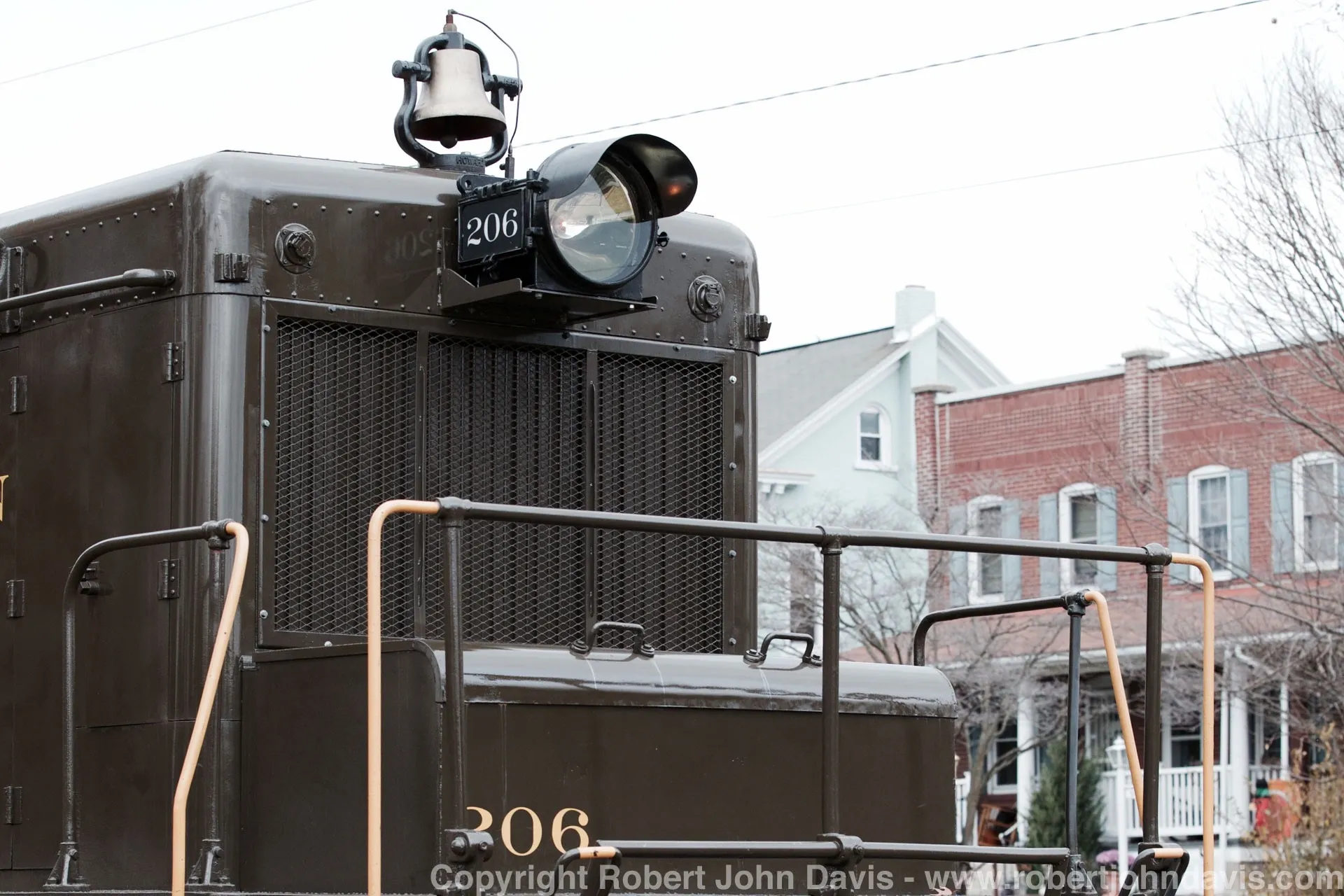 With a lifetime of service in the state of Pennsylvania, #206 is right at home among brick row houses and rolling fields.